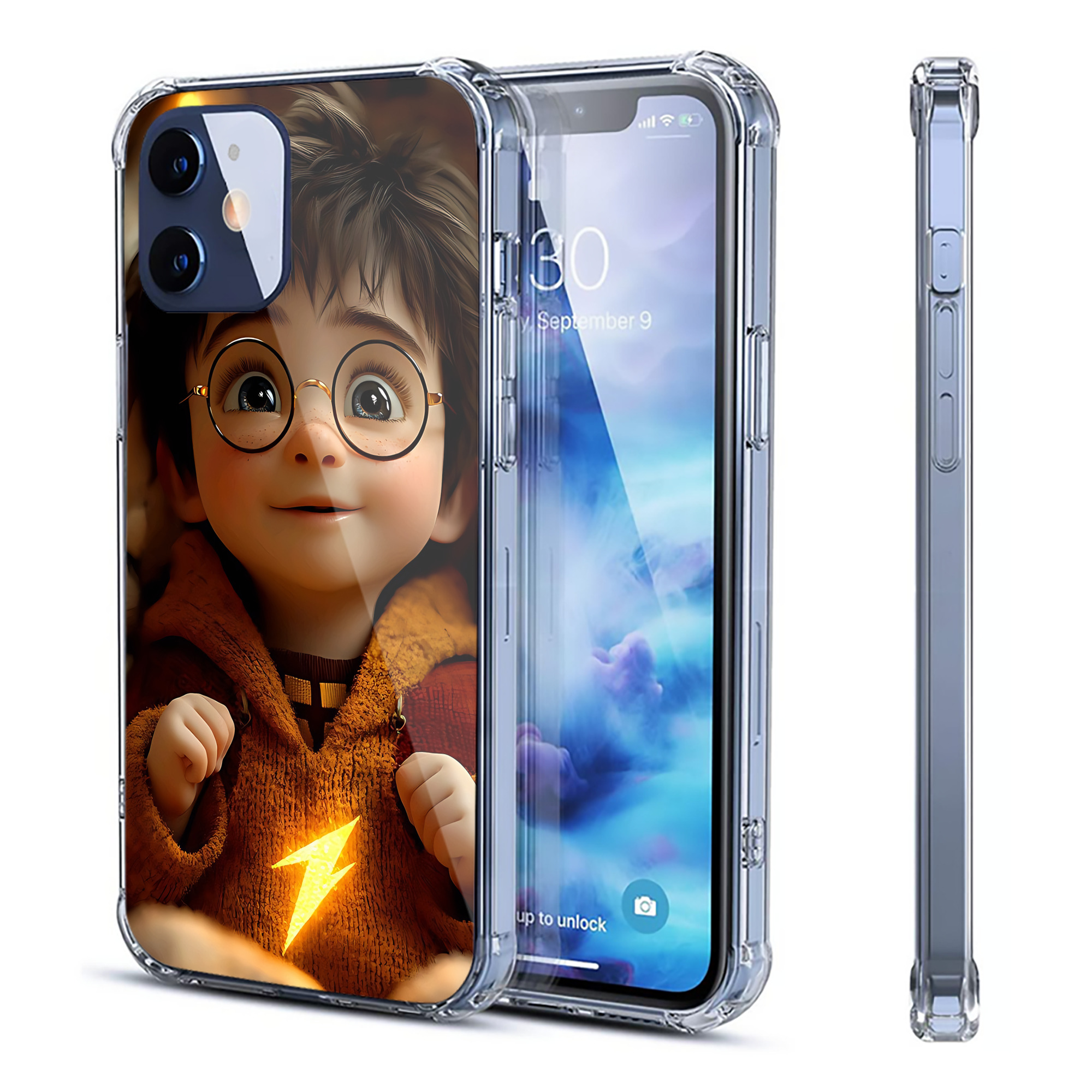 （画像用） Harry Potter ハリー・ポッターシリーズ 【iPhone 12シリーズ対応】透明スマホケース（クリアソフトケース）